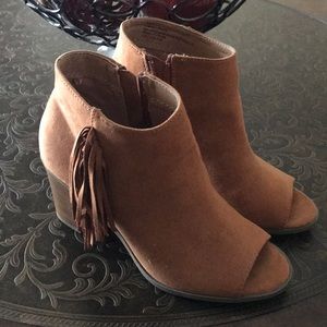 Fringe booties size 7